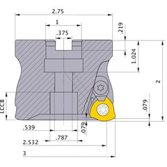 AJXU14R0305C FACE MILL