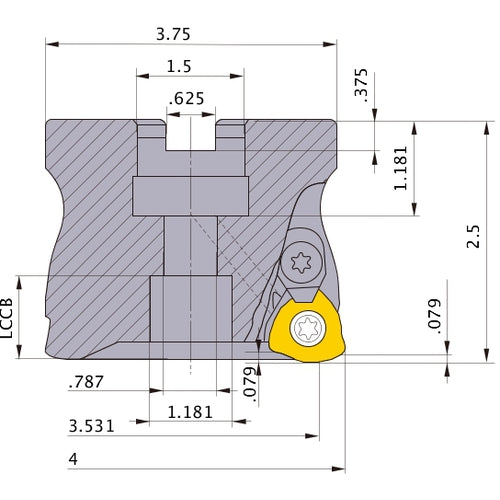 AJXU14R0406E FACE MILL