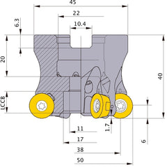 ‎ARP6P-050A06AR MILL