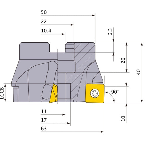 ‎ASX400-063A05R MILL