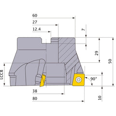 ‎ASX400-080B08R MILL