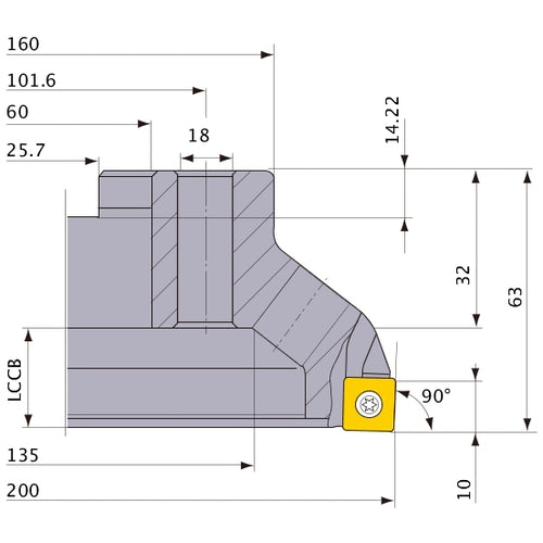 ‎ASX400-200C10R MILL