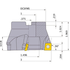 ASX400R0306C FACE MILL