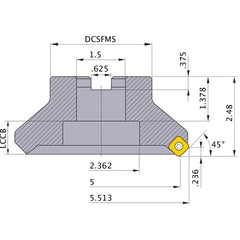 ASX445R0512E FACE MILL