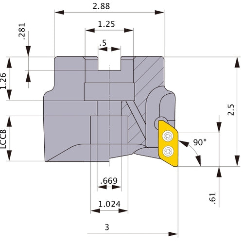 AXD4000UR0305DA FACE MILL