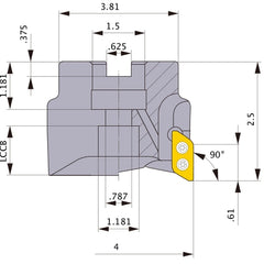 AXD4000UR0406EA FACE MILL