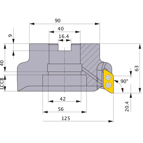 ‎AXD7000-125B06RB MILL
