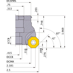 BOE4R2504 FACE MILL