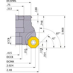 BOER2503A FACE MILL