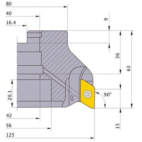 ‎BXD4000-125B07RB MILL