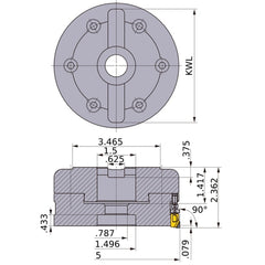 FMAXUR0516E FACE MILL