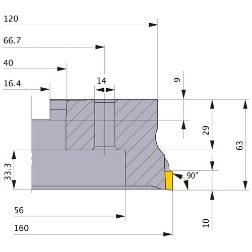 ‎VOX400-160C20R MILL