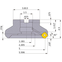 WSX445UR0506EA FACE MILL