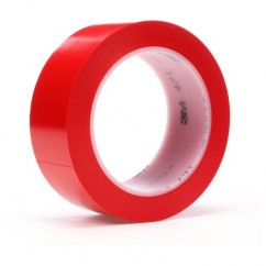 1-1/2X36 YDS 471 RED VINYL TAPE - Exact Tooling