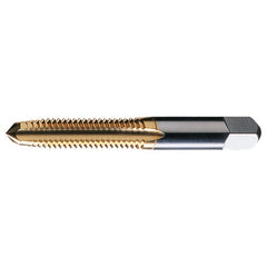 ‎#10-32 UNF 3 Flute H3 HSS Standard Plug Chamfer General Purpose Hand Tap- TiN - Exact Tooling