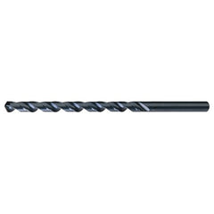 9/16″ RHS / RHC HSS 118 Degree Notched Point Extra Length Drill - Steam Oxide - Exact Tooling