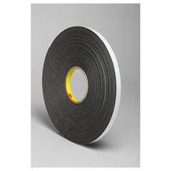 3M Double Coated Polyethylene Foam Tape 4466 Black 3/4″ × 36 yd 62mil - Exact Tooling