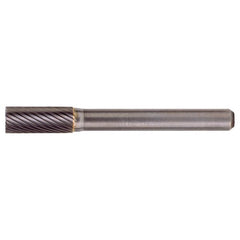 SB-41 Standard Cut Solid Carbide Bur-Cylindrical with End Cut - Exact Tooling