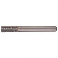 SA-51 Double Cut Solid Carbide Bur-Cylindrical without End Cut - Exact Tooling