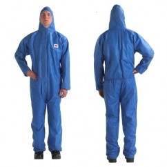 4215 2XL BLUE DISPOSABLE COVERALL - Exact Tooling