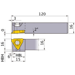 ‎GTBHL1616-30 TURNING HOLDER