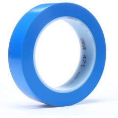 List 471 1" x 36 yds Vinyl Tape - Blue - Exact Tooling