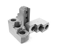 Hard Chuck Jaws - 3.0mm x 60 Serrations - Chuck Size 15" inches - Part #  M3-150HJ2-X - Exact Tooling