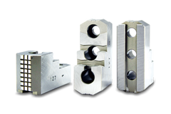 Auto Strong Hard jaw for hydraulic power chuck - Part # HJ15-1 - Exact Tooling