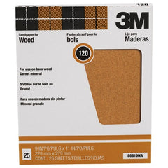 3M Garnet Sanding Sheets 88619NA 9″ × 11″ 120 grit - Exact Tooling