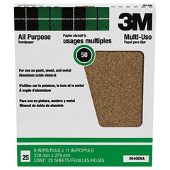 ‎9 in × 11 in 3M™ Pro-Pak™ Paint & Rust 99406NA - 50 Grit Alt Mfg # 99406 - Exact Tooling