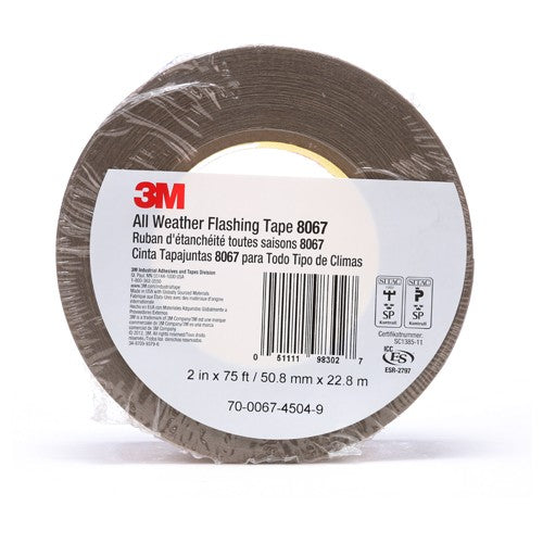 3M All Weather Flashing Tape 8067 Tan Non-Slit Liner 2″ × 75 Ft - Exact Tooling