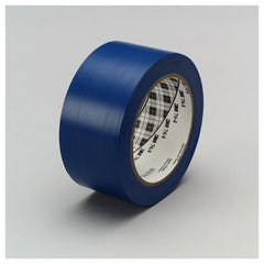 3M General Purpose Vinyl Tape 764 Blue 3″ × 36 yd 5 mil Individually Wrapped Conveniently Packaged - Exact Tooling