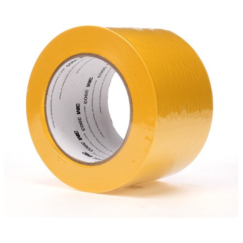 3M Vinyl Duct Tape 3903 Yellow 3″ × 50 yd 6.5 mil 18 per case Individually Wrapped Conveniently Packaged - Exact Tooling