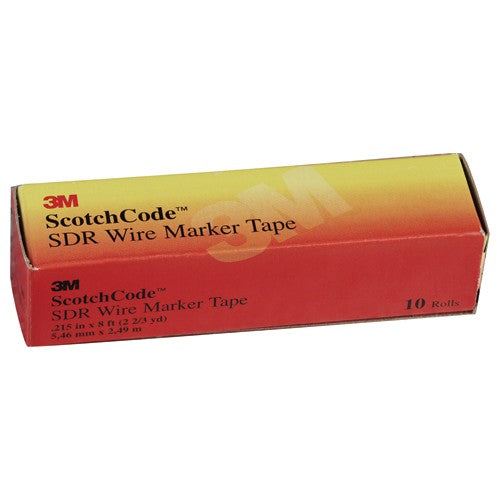‎3M ScotchCode Wire Marker Tape Refill Roll SDR-90-99 - Exact Tooling