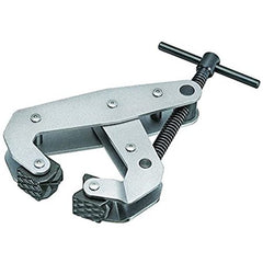 T-Handle Deep Throat Clamp - 2″ Throat Depth, 2 1/2″ Max. Opening - Exact Tooling