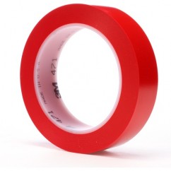 List 471 1" x 36 yds Vinyl Tape - Red - Exact Tooling