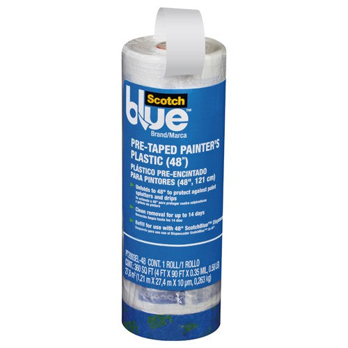 ‎3M ScotchBlue Tape + Plastic PT2093EL-48 - Exact Tooling