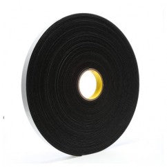 1X36 YDS 4508 BLACK VINYL FOAM TAPE - Exact Tooling