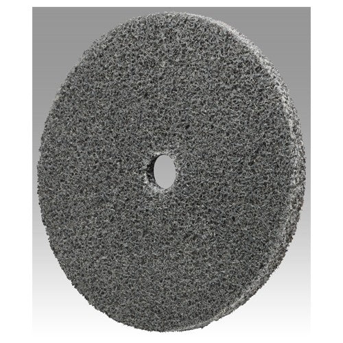 Scotch-Brite EXL Unitized Wheel XL-UW 6S Fine 3″ × 1/4″ × 3/8″ - Exact Tooling