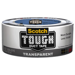 1.88 in × 20 yd (48 mm × 18,2 m) 6 Scotch(R) Tough Transparent Duct Alt Mfg # 98011 - Exact Tooling