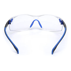 3M Solus 1000-Series Safety Glasses S1101SGAF Black/Blue Clear Scotchgard Anti-Fog Lens - Exact Tooling