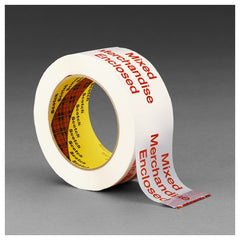 Scotch Printed Message Box Sealing Tape 3775 White 48 mm × 100 m - Exact Tooling