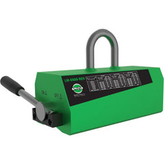 ‎LM150 Lifting Magnet - 330 lbs. workload limit flat material - 143 lbs. round material - Exact Tooling