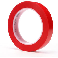 3M Vinyl Tape 471 Red 3/4″ × 36 yd 5.2 mil - Exact Tooling