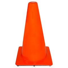 3M 18″ PVC Non Reflective Traffic Safety Cone 90128H1-C Orange - Exact Tooling