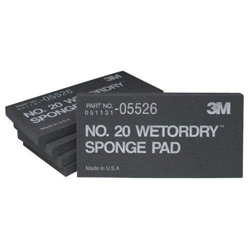 ‎3M Wetordry Sponge Pad 20 05526 5 1/2 × 2-3/4″ × 3/8″ - Exact Tooling