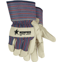 ‎Artic Jack Gloves - Premium Grain Pigskin - Thermosock Lined - 2-1/2″ Safety Cuff - Size X-Large - Exact Tooling