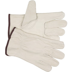 Full Leather/Keystone Thumb 3213 Unlined Drivers Gloves - Size Large - Exact Tooling