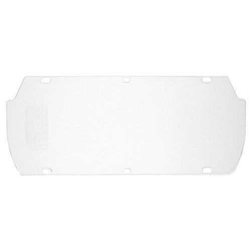 Double Matrix Faceshield - Clear Acetate 7 × 16 3/4″ / 0.040″ Thick - Exact Tooling