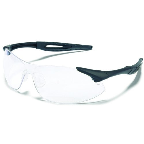 Safety Glasses - Clear Anti-Fog Lens - Black Frame - IA1 Style - Exact Tooling